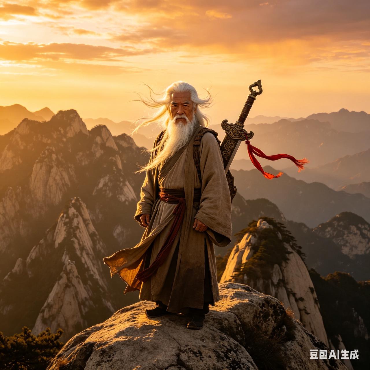 明朝中叶，江南士子何小七登临华山，在山巅遇见一位老者。老者白发如雪，眉宇轩昂，飘