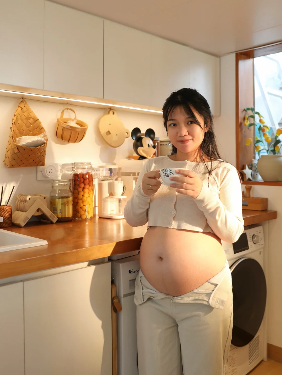 单胎怀孕5个月的肚子是不是有点太大了？😂