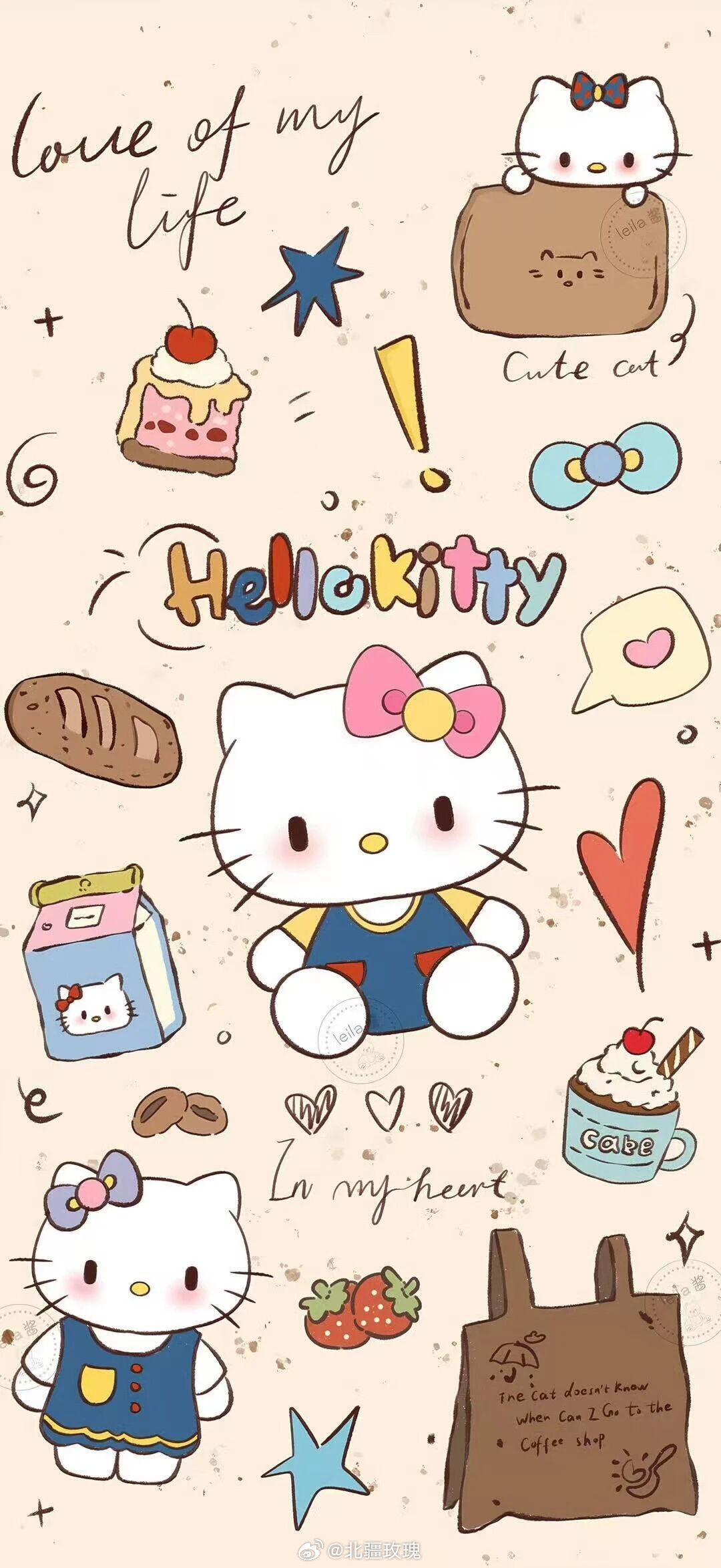 凯蒂猫壁纸分享丨祝你是你，无所谓意义🐱✨动漫情头无水印头像分享淡人专用H