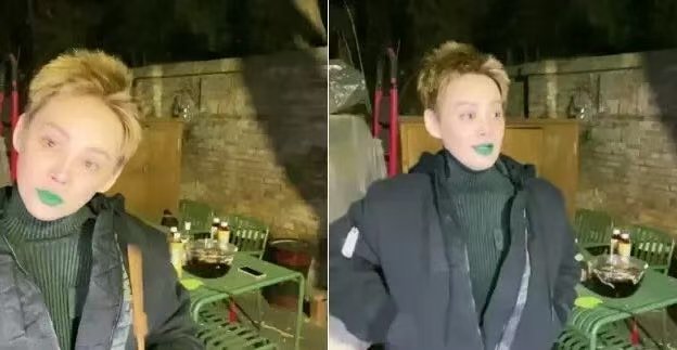 差点没认出来那么大一个明星。​​​