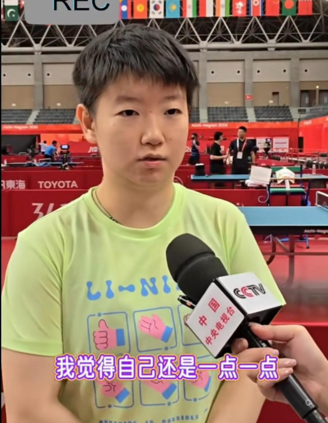 四年后孙颖莎还能赢张本美和吗?孙颖莎在名古屋的训练馆，接受采访了，她说无论心态