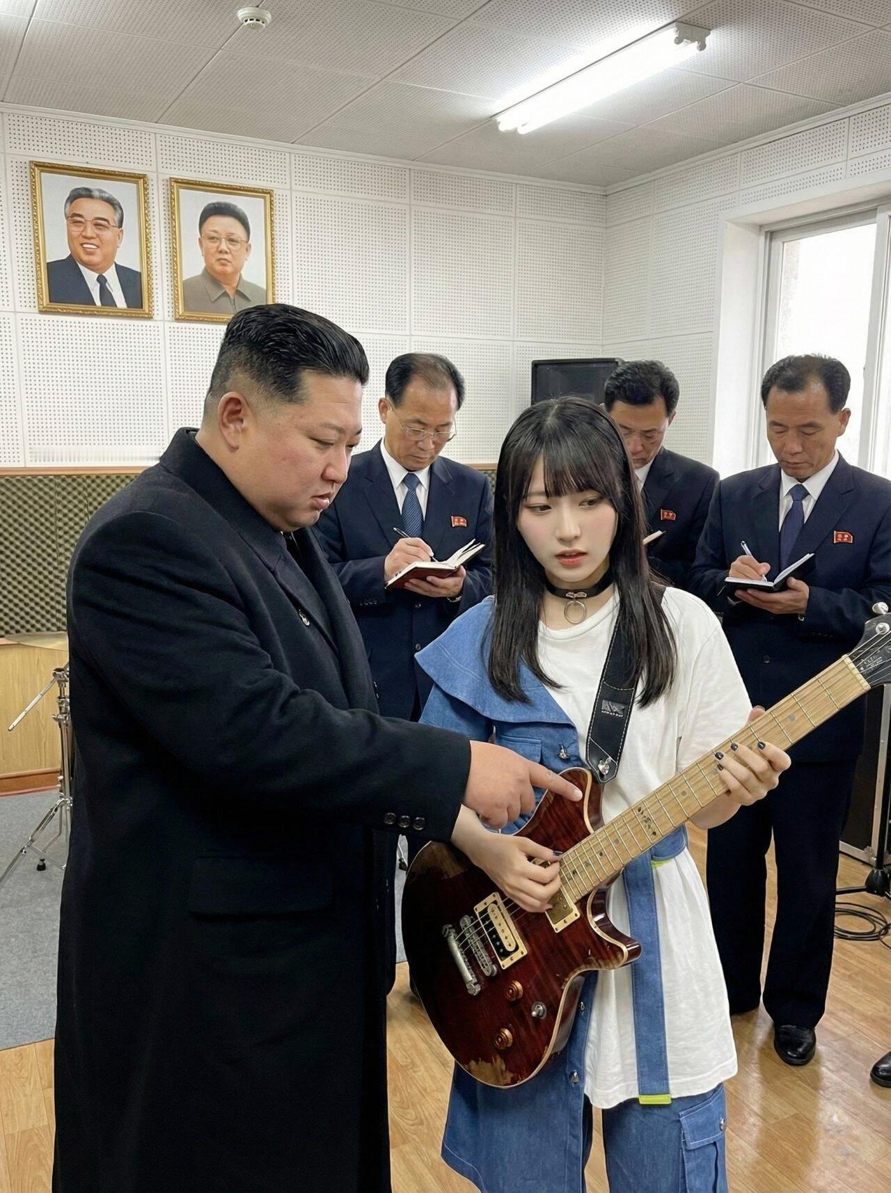 原来他们得年轻人也玩流行音乐。