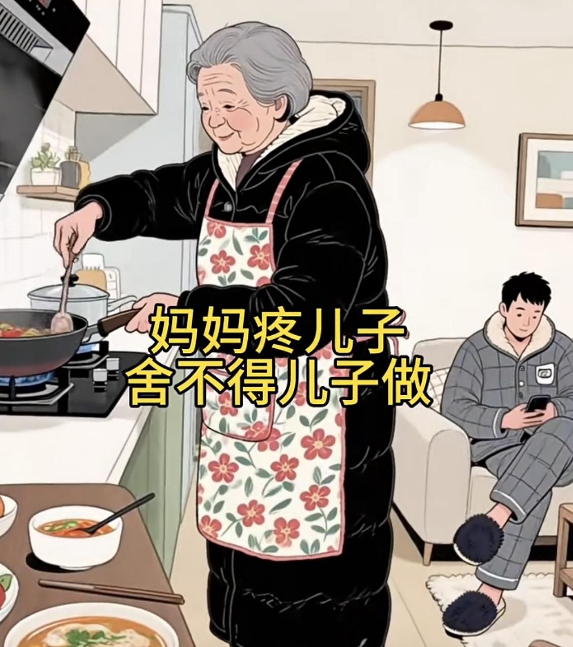 “你家谁做饭啊……”[笑着哭][笑着哭]