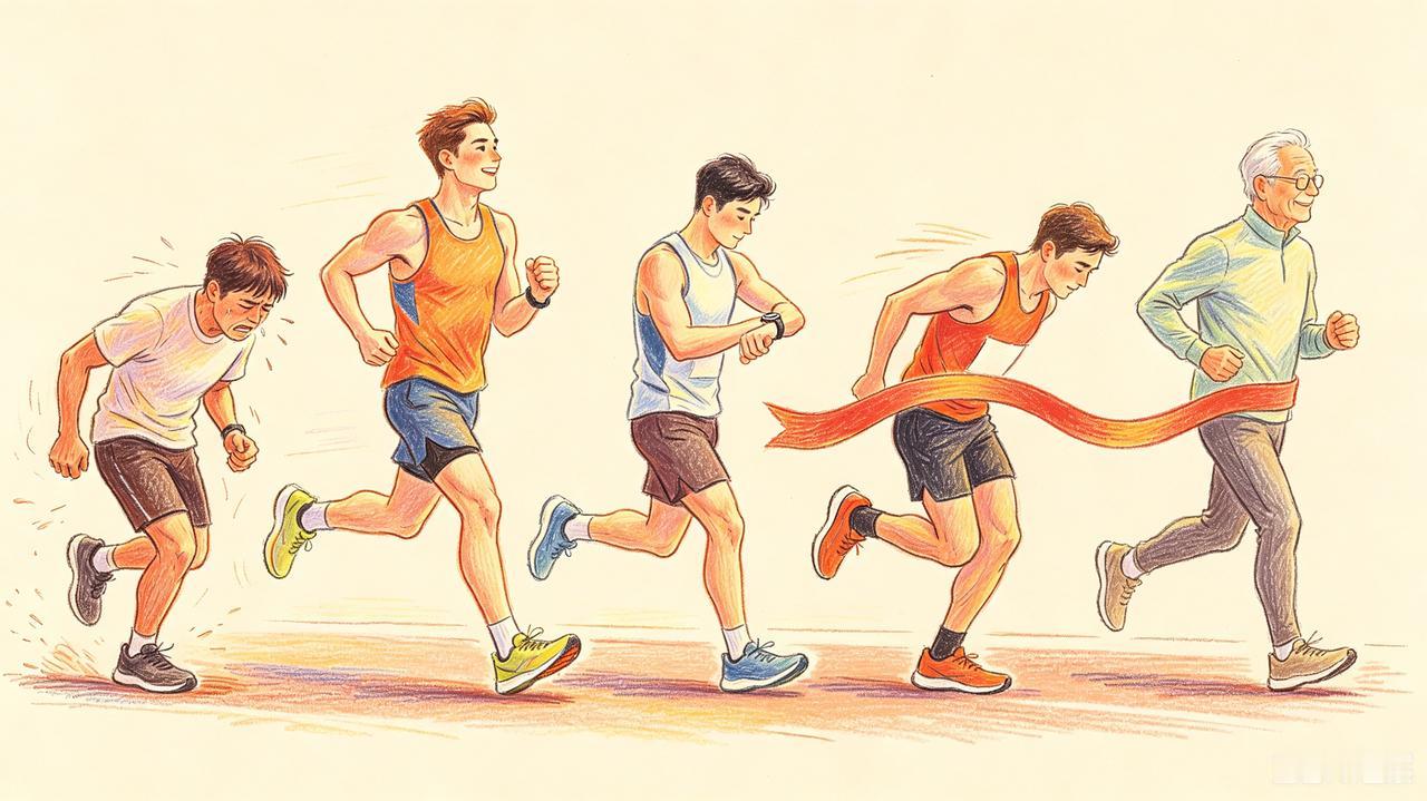 跑步必经5个阶段，能走到第5层的都是赢家跑步，从来不是简单的迈开双腿。每一