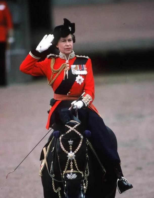 1981年，55岁的英国女王骑马检阅部队，被一名17岁的少年连射6枪，枪枪射中要