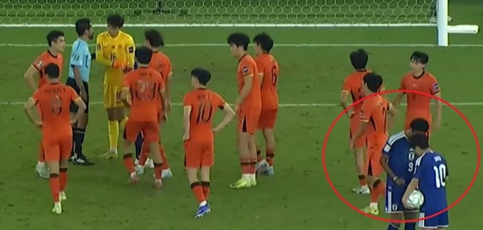 U23亚洲杯决赛第57分钟，一个细节暴露了两支球队的差距。当时，中国队球员刘