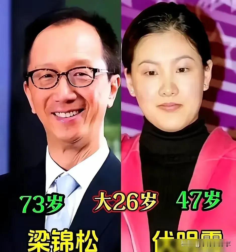 有一位美丽动人的冠军老婆，老公好幸福—梁锦松有一位美丽动人的冠军老婆，老公好幸