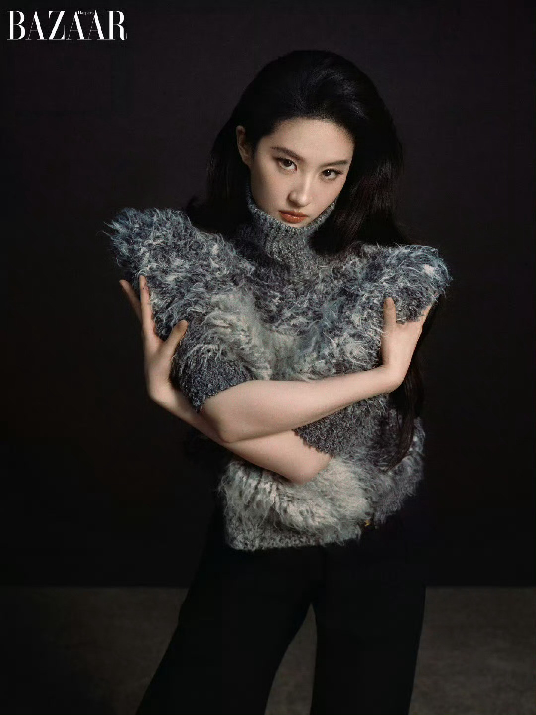 刘亦菲豹纹大衣｜复古摩登的大女人格调🐆