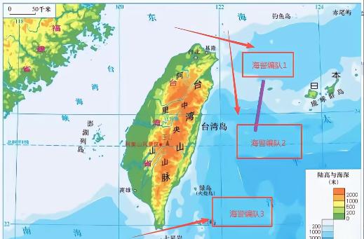 大陆“落子”台岛东部海域的三重目的曝光：下一步，海警将直接查扣“偷运”军火入岛的