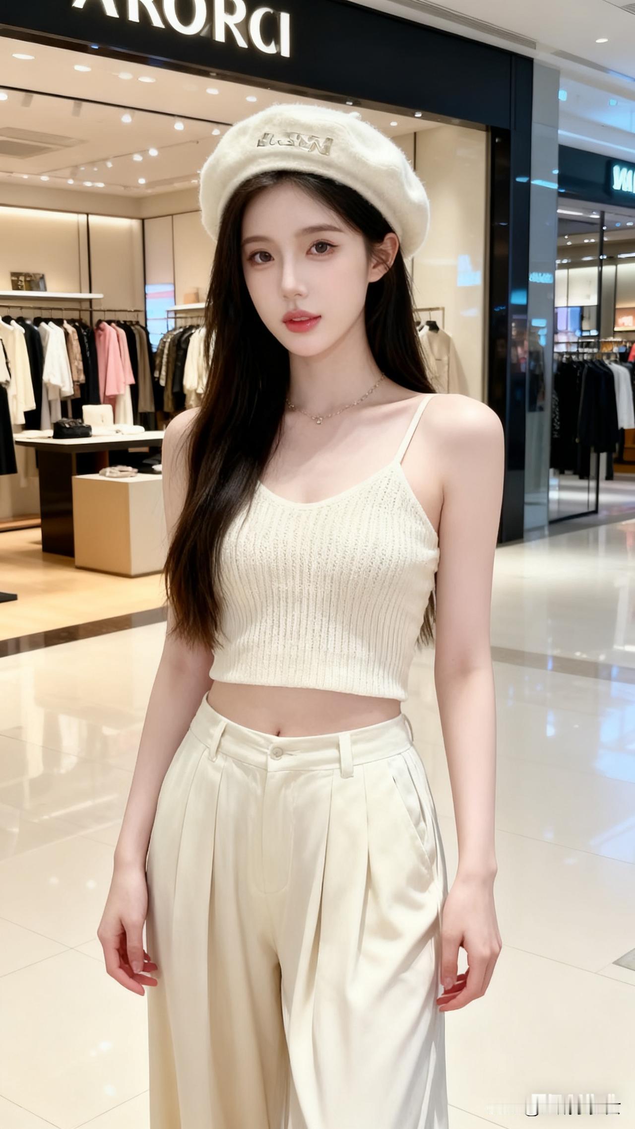 女神的衣品，时尚又高级干净简约壁纸