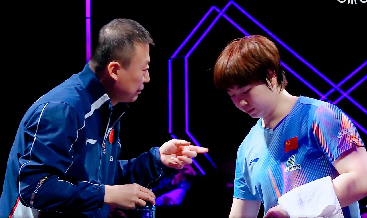 我去！马琳指导蒯曼，又被全网直播了，这样下去，咱们还有秘密吗？第一局到第二局