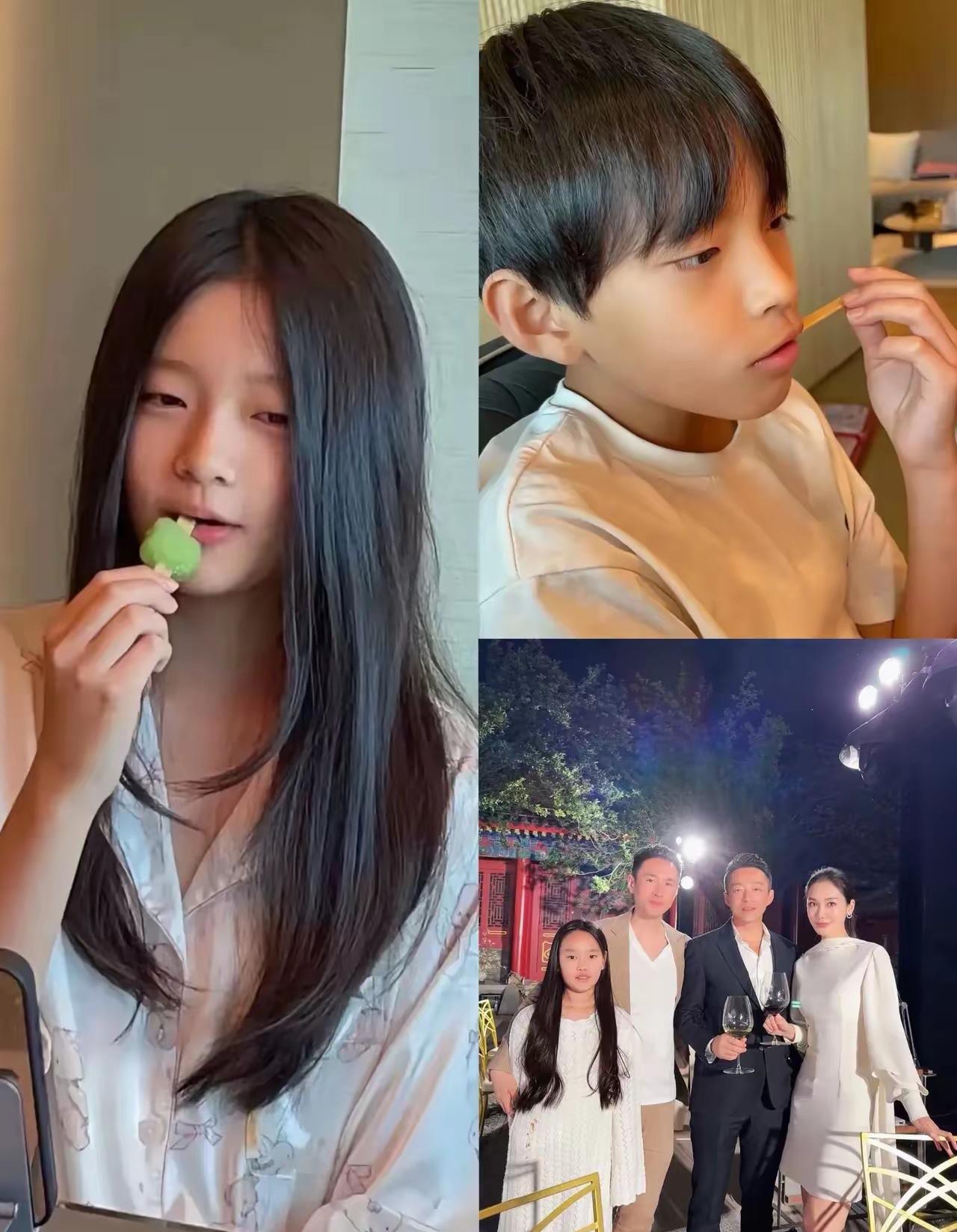 汪小菲虽然有时候情绪不稳定爱发火，但网友们发现他对自己的两个孩子却很有耐心，从来