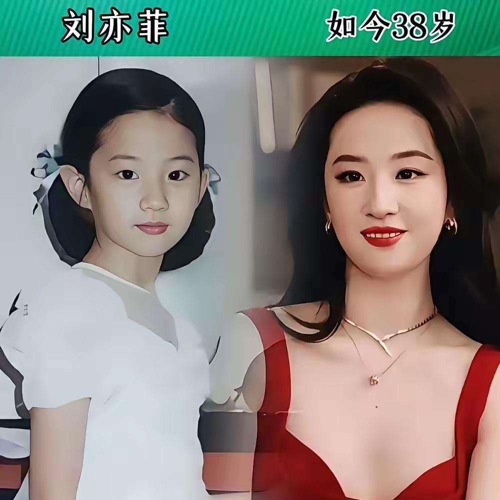 什么叫“从小美到大”！盘点刘亦菲、杨幂、宋祖儿、娜扎、关晓彤、赵丽颖、杨颖、王