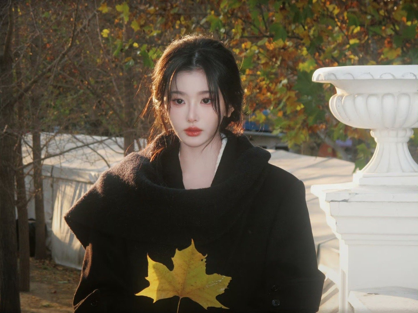 孔雪儿让我想了半天漂亮话被孔雪儿的冬日恋歌造型狠狠击中！想了无数句漂亮话，最