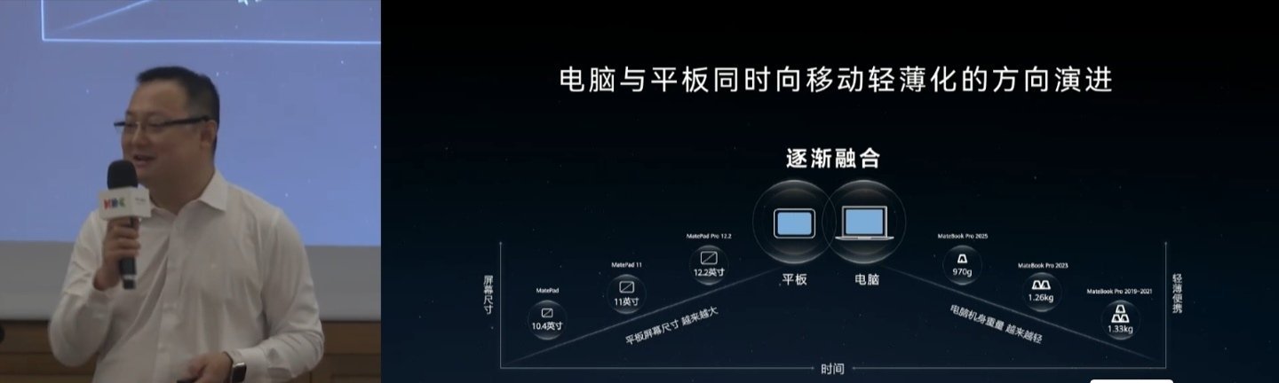 【华为朱懂东谈MatePadEdge被骂性能不行：平板性能当然不如电脑，主