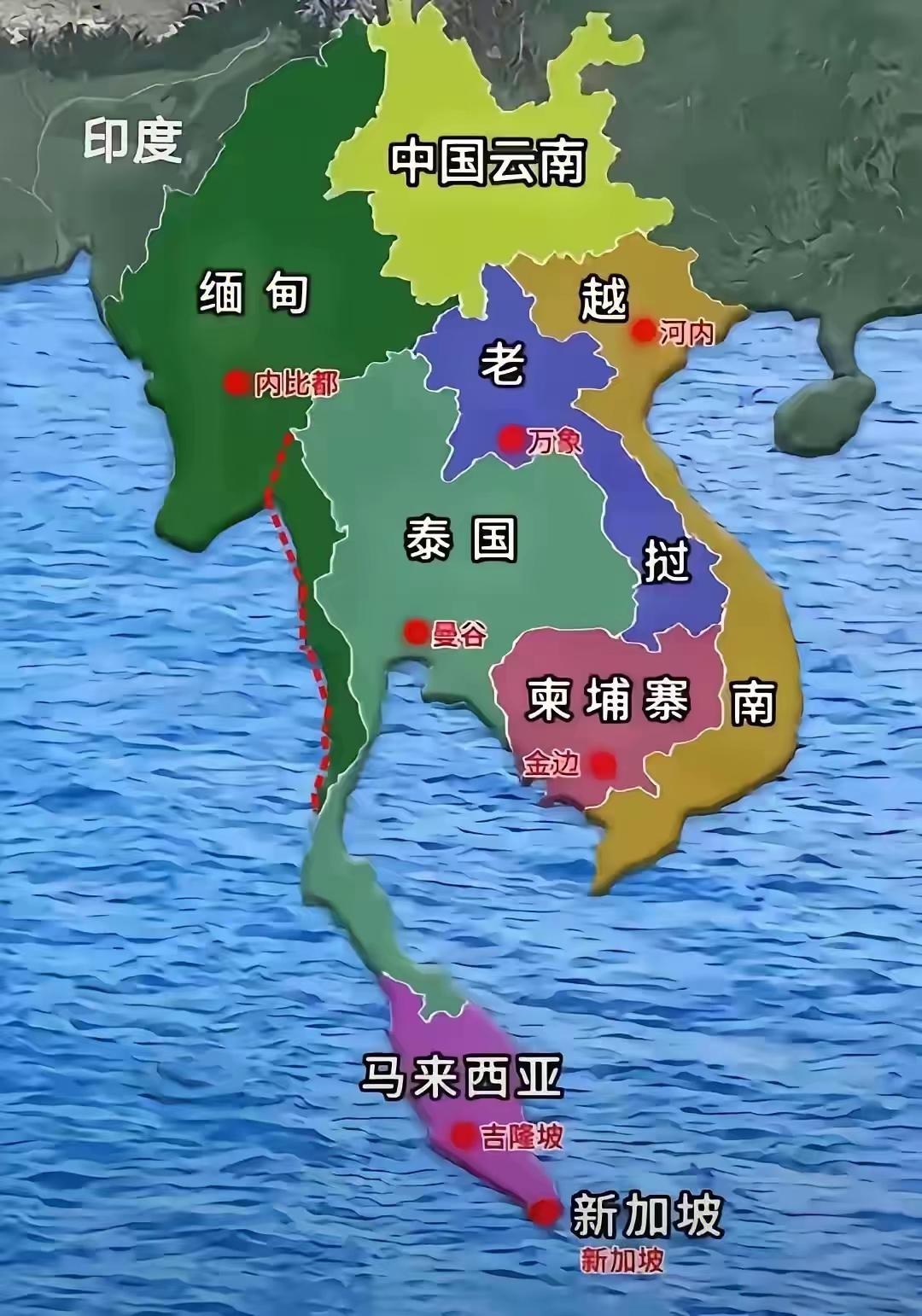 缅甸的地理位置很好，但是没有真正完全的统一，军阀混战，有一点像一百年前我们的旧中