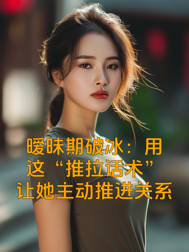 暧昧期破冰：用这“推拉话术”，让她主动推进关系