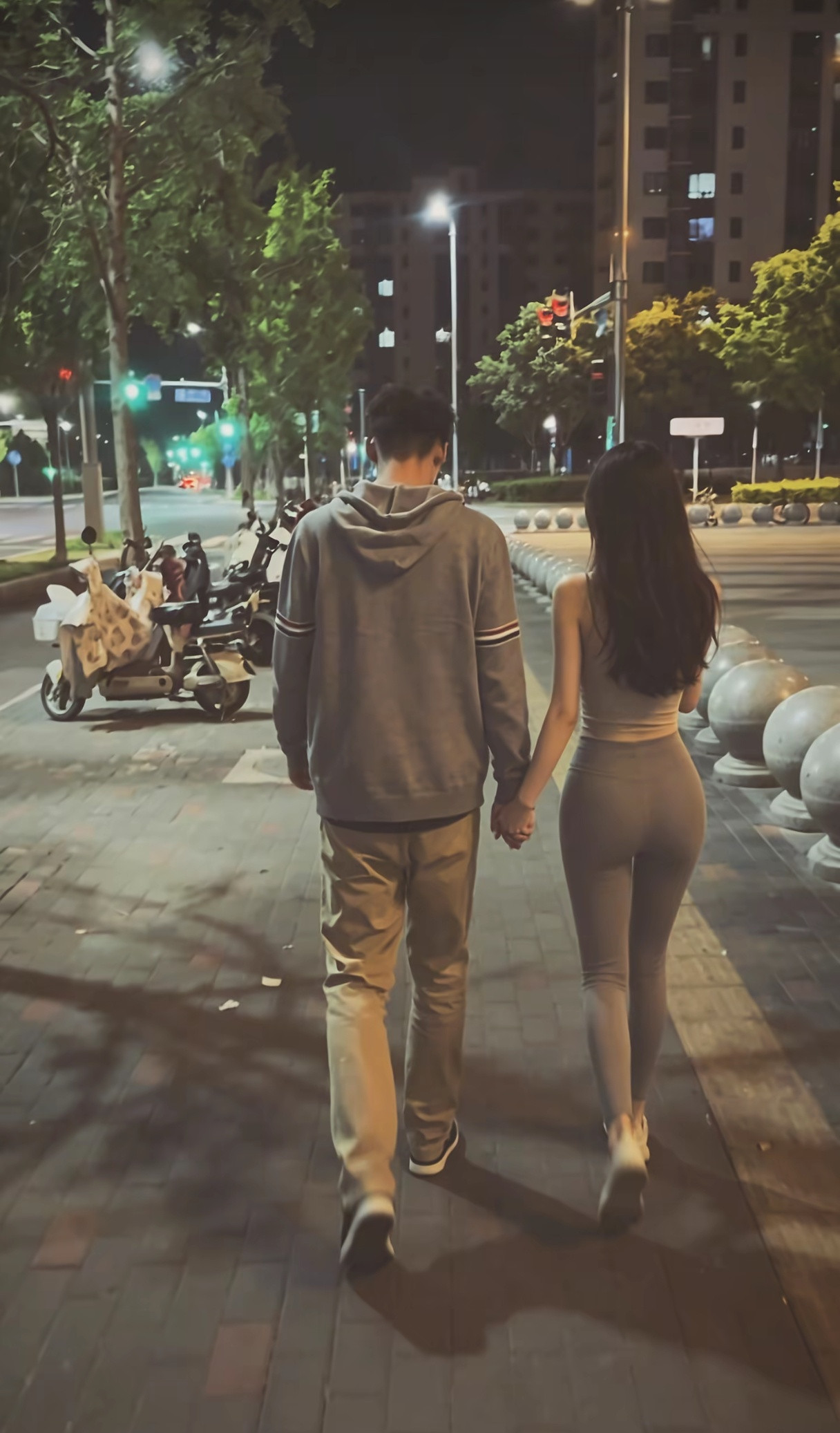 这大概是令所有男人都会羡慕的一幕吧。