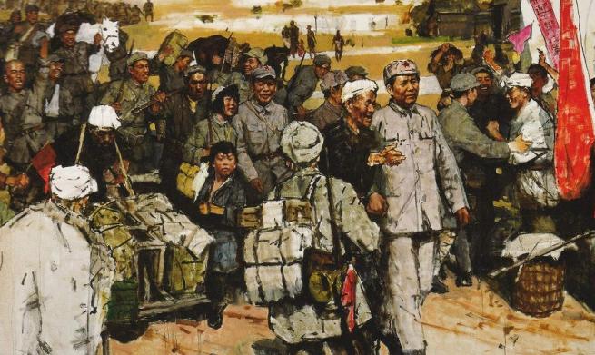 长征路上，红军天天被围追堵截，翻雪山、过草地，步步都是生死关，可一踏进陕北，就像