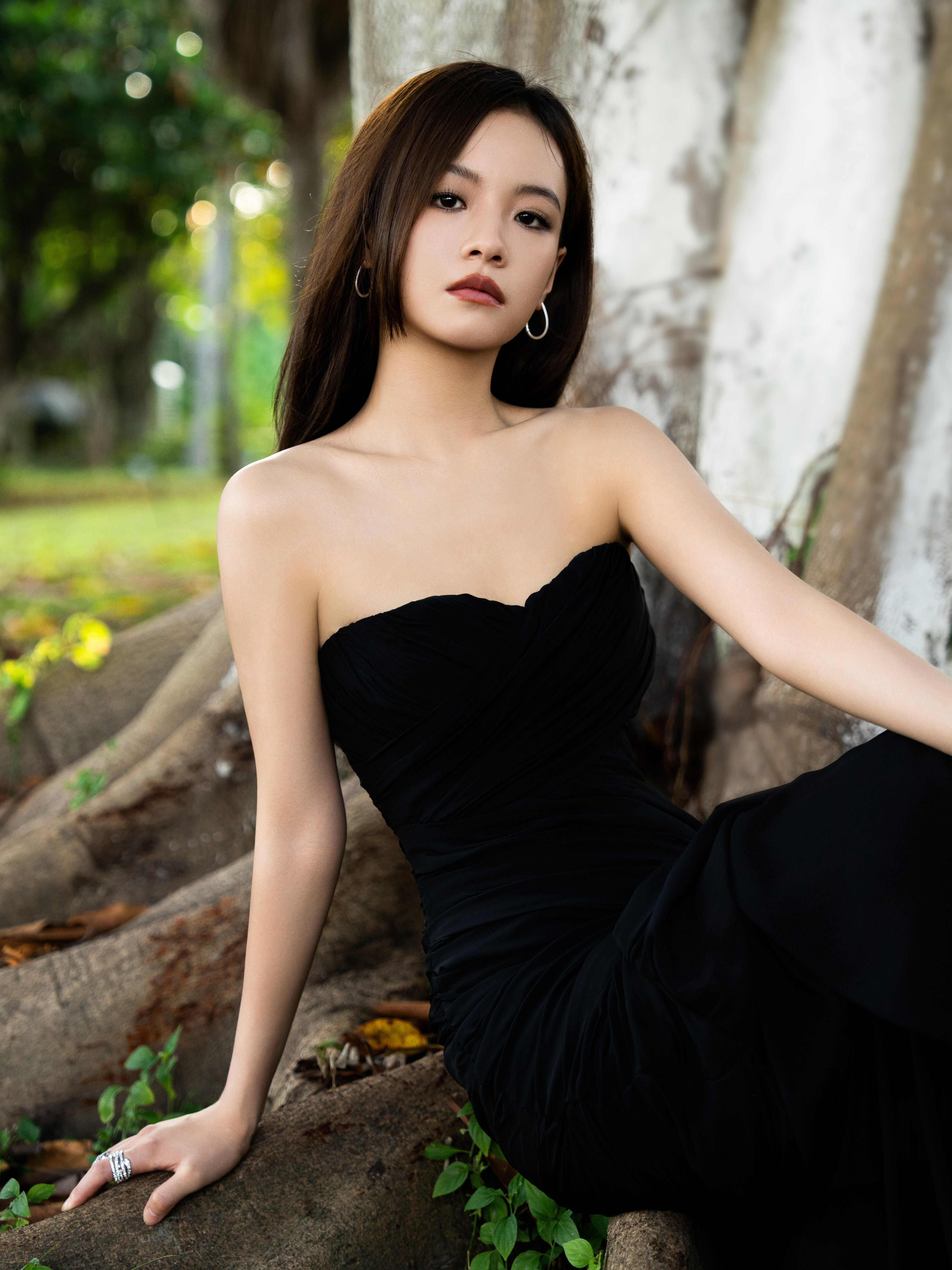 李庚希野外拍摄