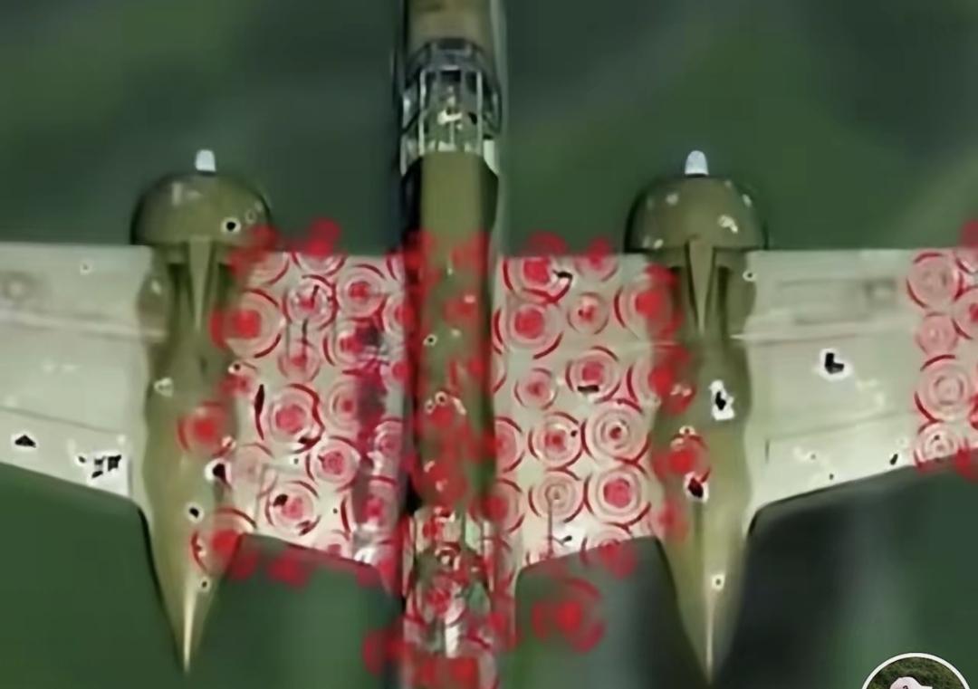 上周在图书馆翻到本老书，讲二战时美军给飞机加固的事。大家都盯着返航飞机上的弹孔，