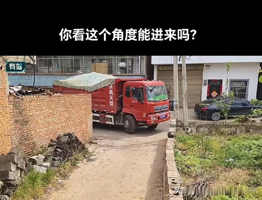 这是非得开进去吗[捂脸哭]