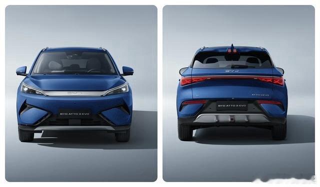 比亚迪元PLUS海外版官图发布，海外定名ATTO3EVO，升级800伏高压平