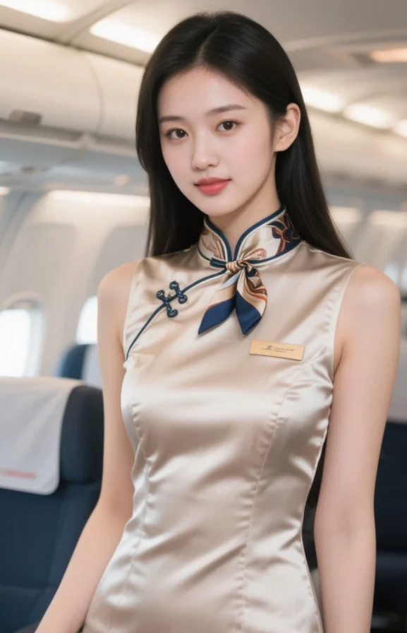 穿制服上飞机，你以为我是来工作？其实是想让你多看几眼