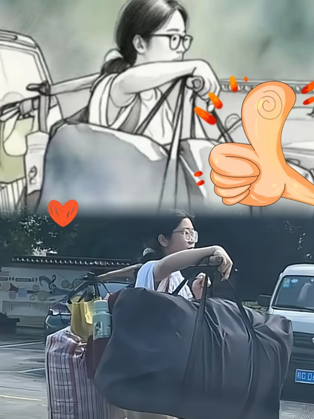 之前爆火的“扁担女孩”后续来了！本以为她家境贫寒，孤苦伶仃，没想到竟是我们想