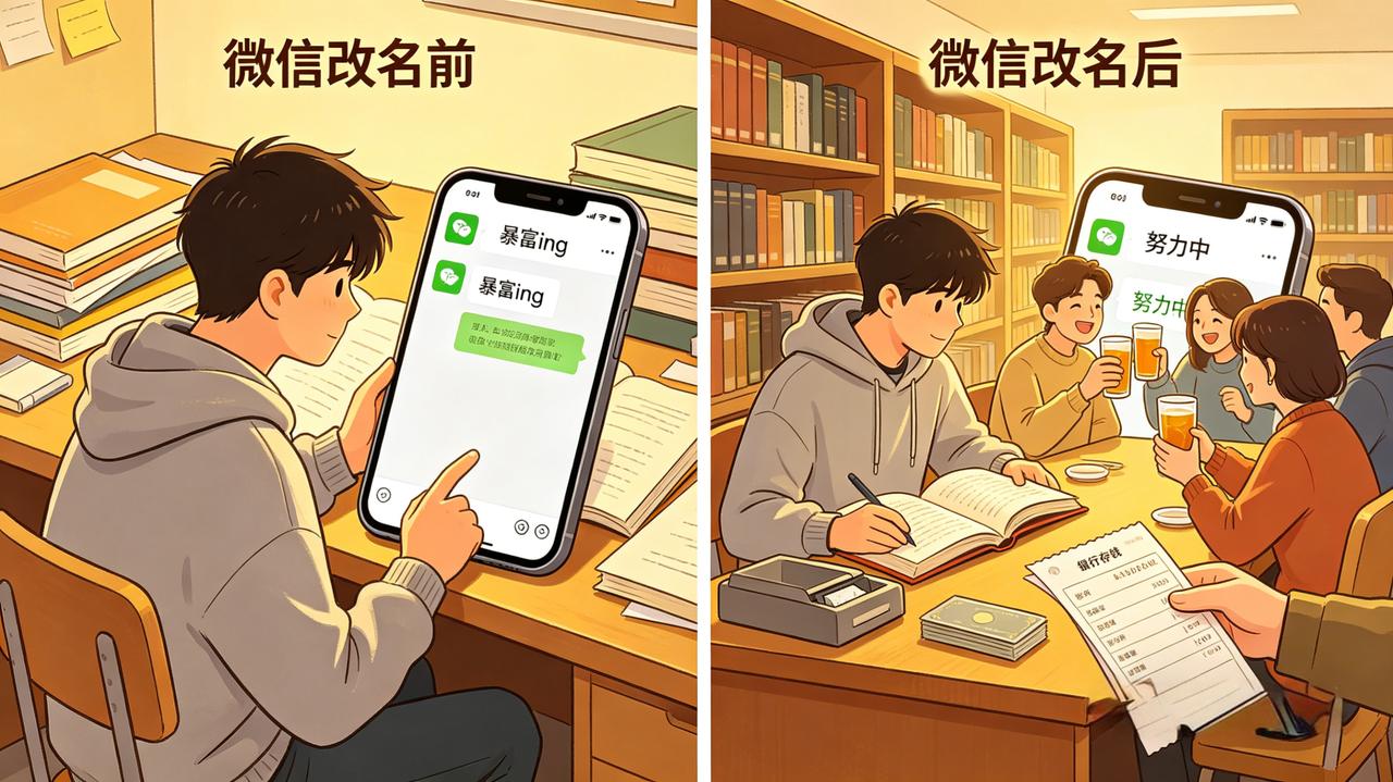 换个名字就能改运？别急着改，听我说个真事。网友说改了微信名，好事接连发生。我