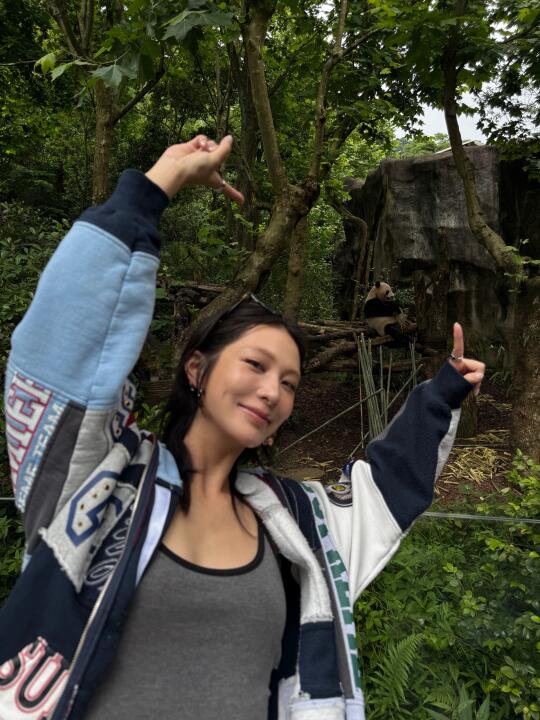 四川人第一次看熊猫🐼