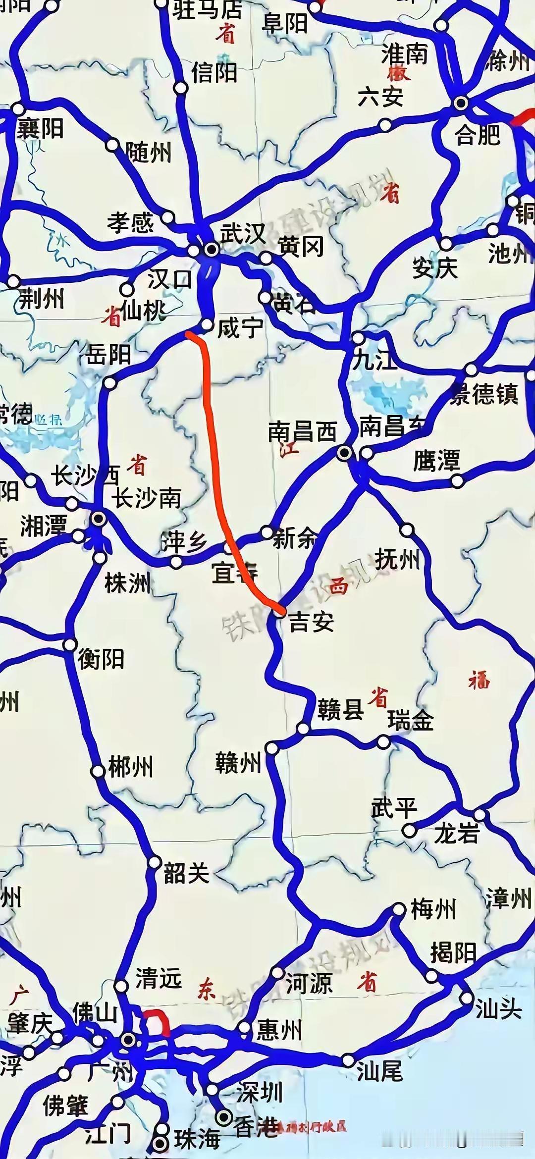 这条南唐联络线的建设，接下来107天，经由南昌西站走昌福铁路的列车都将要进行调整