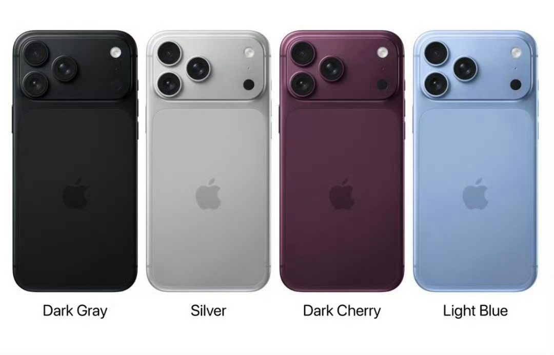 曝iPhone18Pro四款配色紫色看着还不错，就是别用铝合金了吧，掉漆变形呀