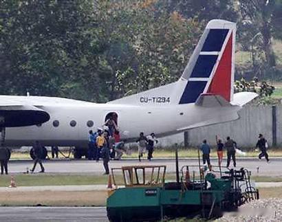 又是俄罗斯？据网络上的消息，一架乘客已经登上飞机的客机，准备从莫斯科机场起飞到