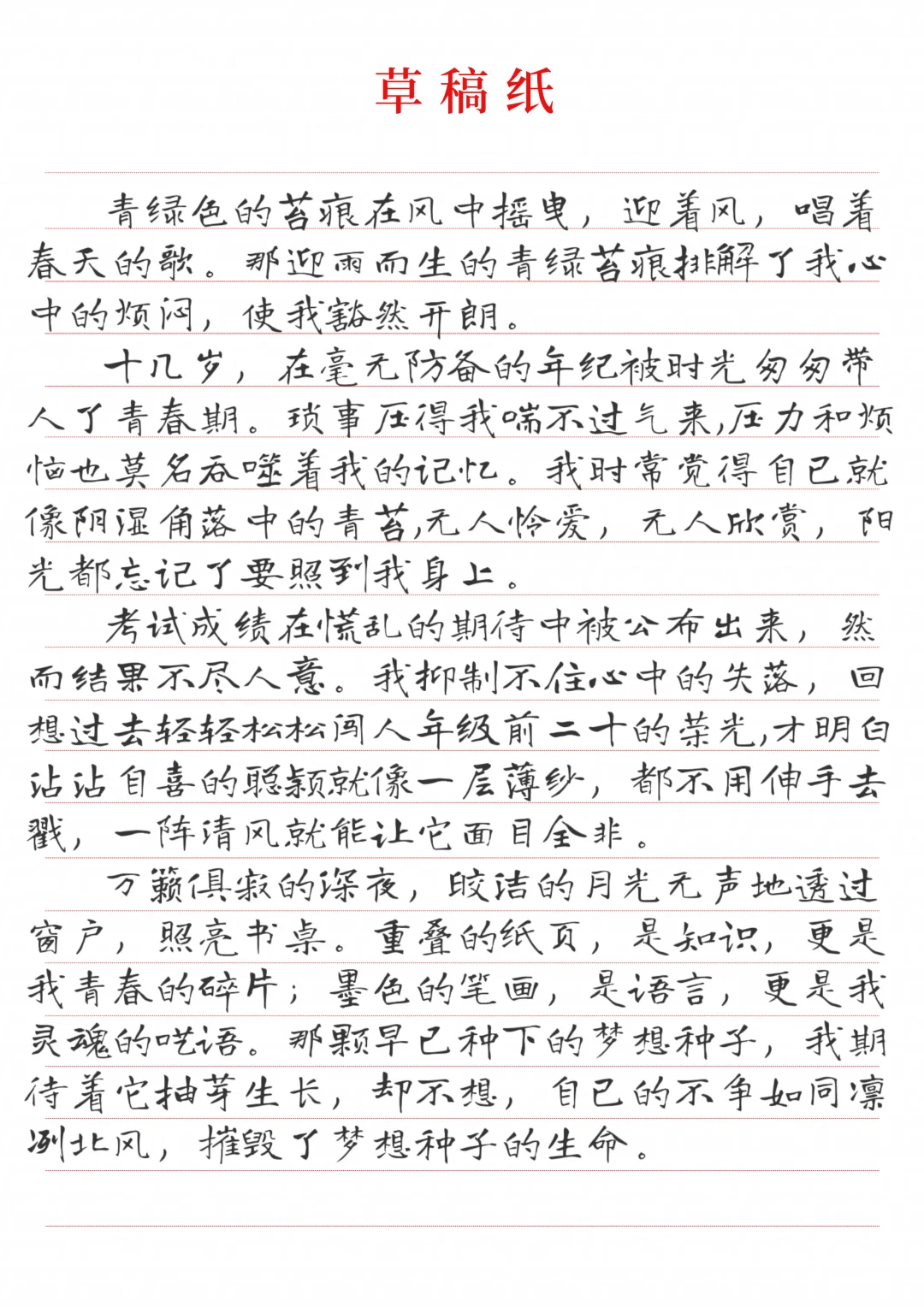 💛文笔差的初中生，请直接背这篇❗️