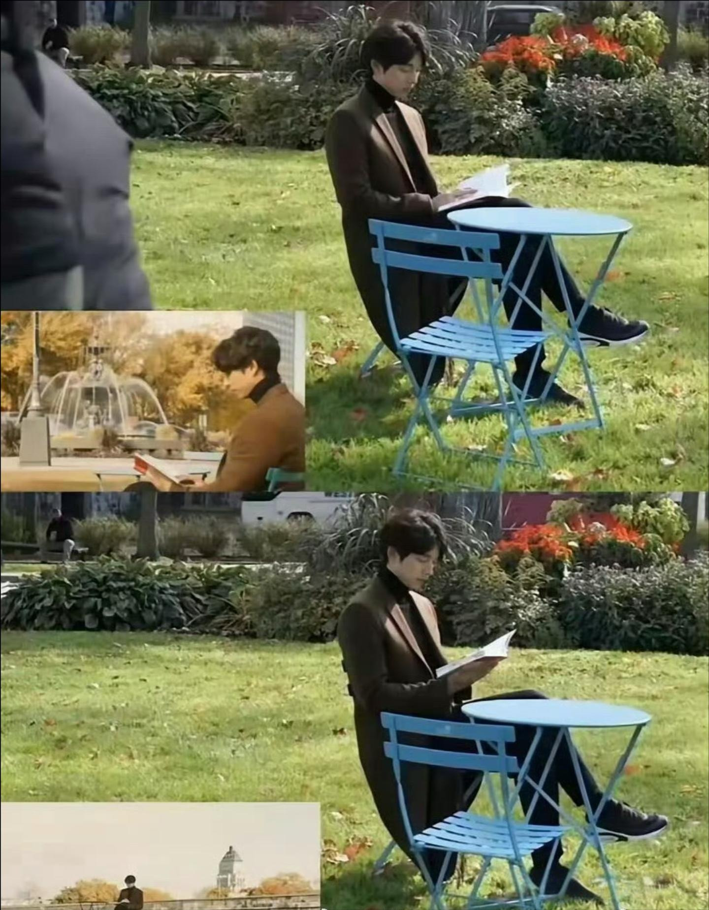 这谁能想到，果然韩剧都是依靠后期的，甚至连季节都改变了，这确实是可以申遗的程度