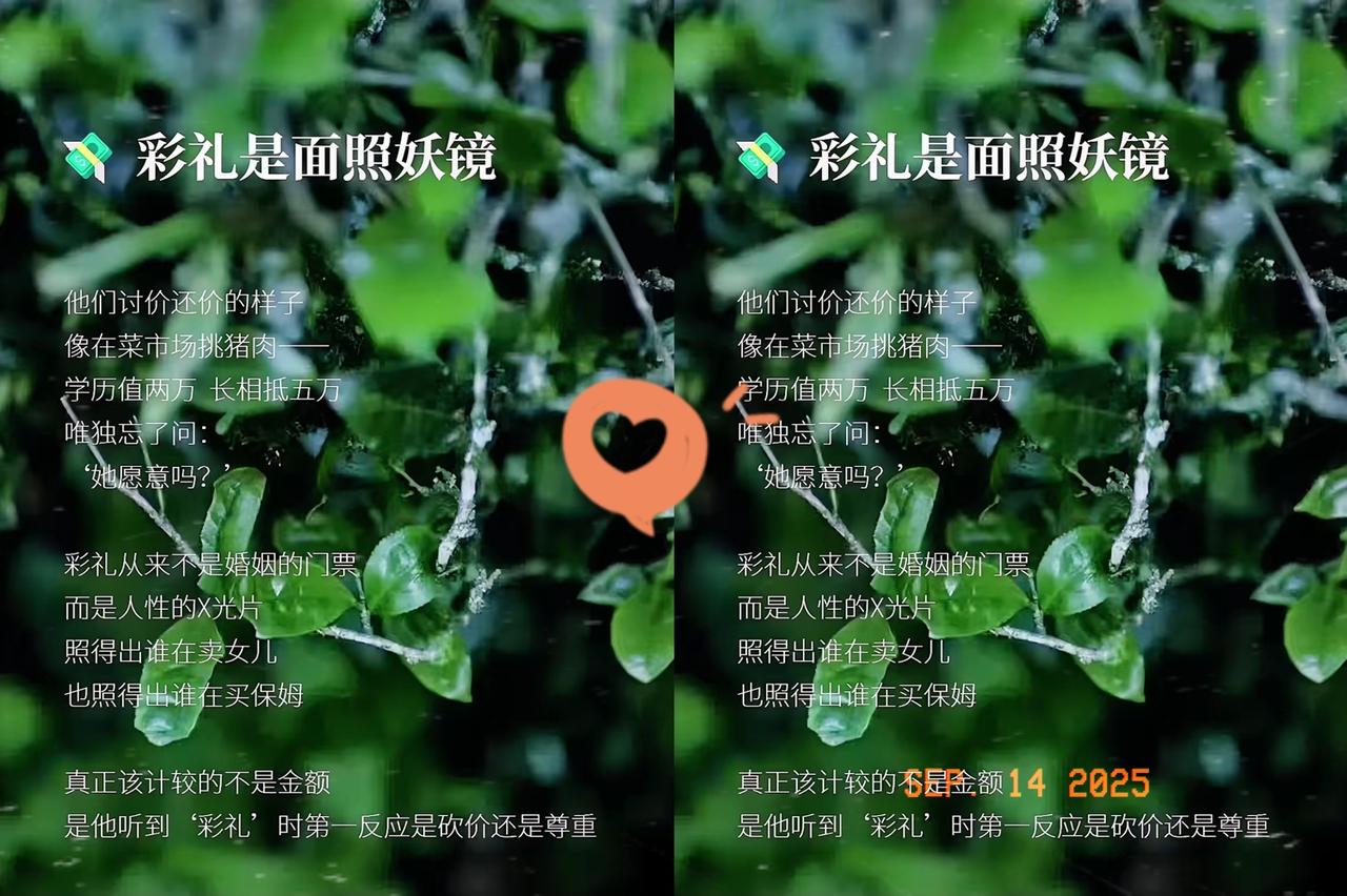 刷到个女生的提问，说爸妈养她20多年花了30多万，结婚后要去婆家洗衣做饭，凭啥多