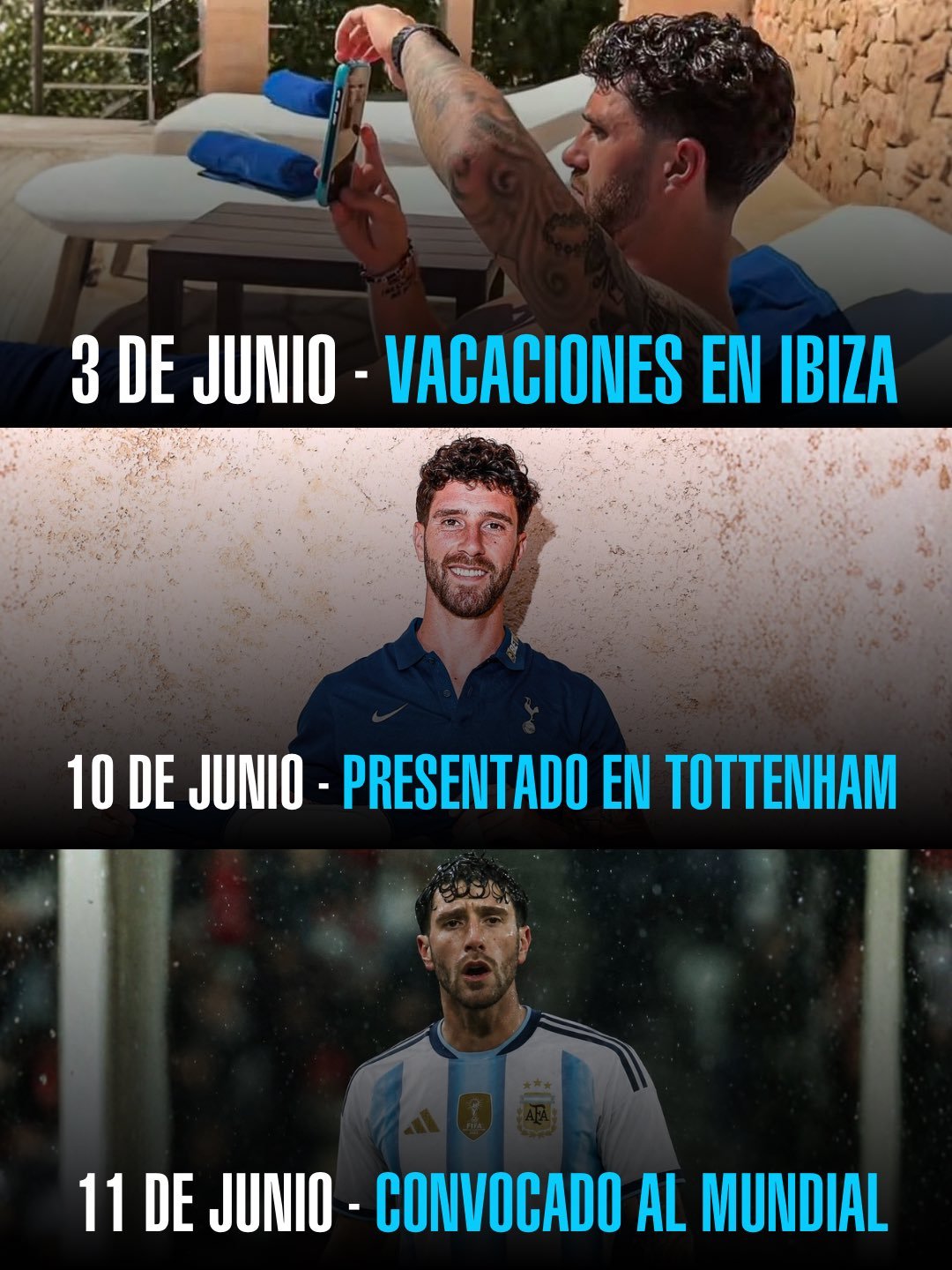 🤯🇦🇷阿根廷后卫马科斯·塞内西的六月美妙开局：▶️6月3日：与女友凯尔西