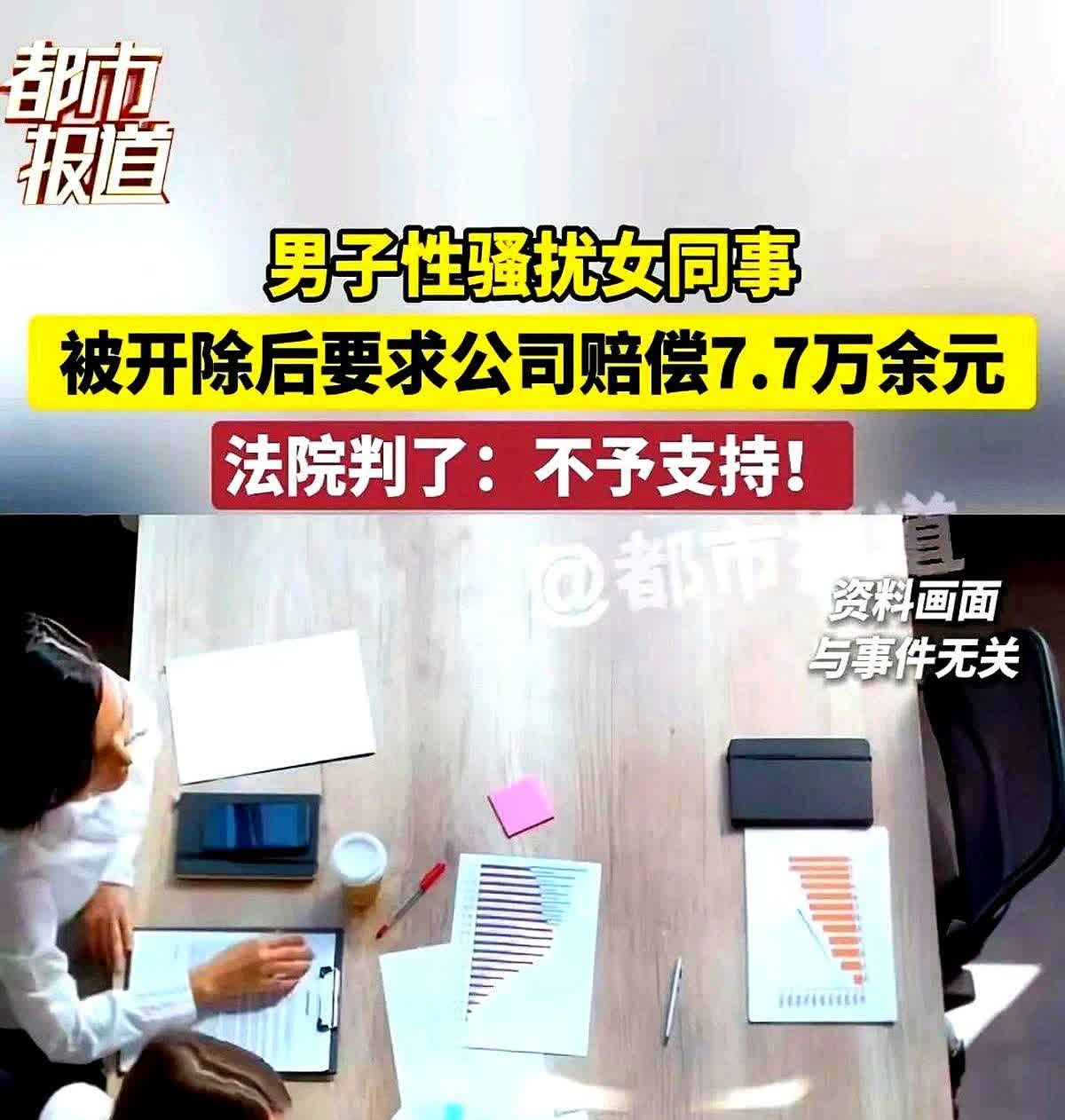重庆，一男子任副经理，他看几个女同事漂亮又有味，顿时垂涎欲滴，他找工作的借口，把