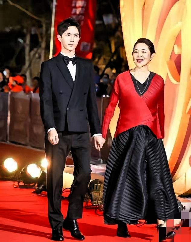 谁能想到！20年第三届中国农民电影节的红毯上，倪萍牵着的那个身影，藏着这么多