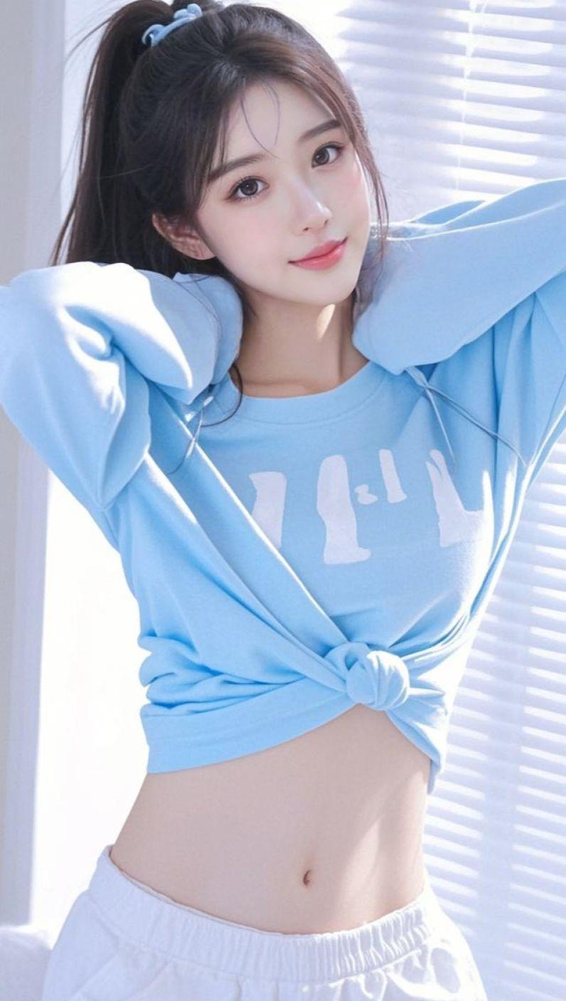 蓝衫活力拍 原来ai写真可以这么美 人生总得有一套ai写真吧 谁拍谁好...