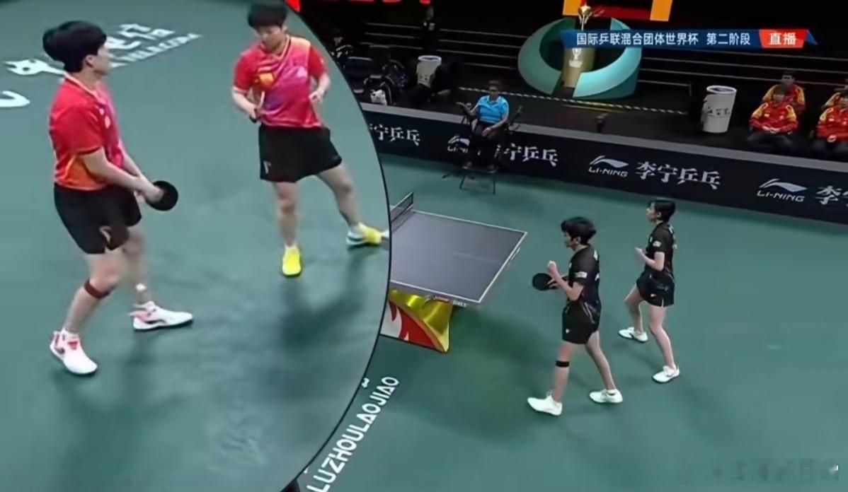王楚钦在成都混团世界杯回球误伤搭档孙颖莎的瞬间，意外引爆全网对这对“天选混双”八