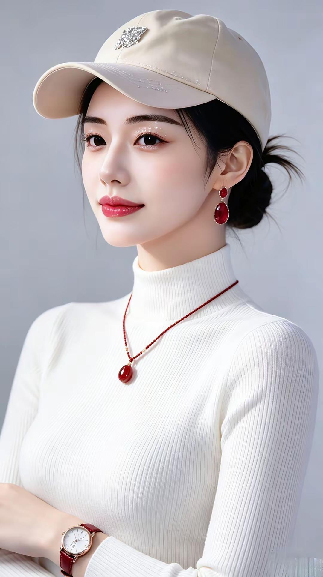  碎闪眼妆+红宝石配饰✨猜猜这组写真打了多少分？颜值氛围感