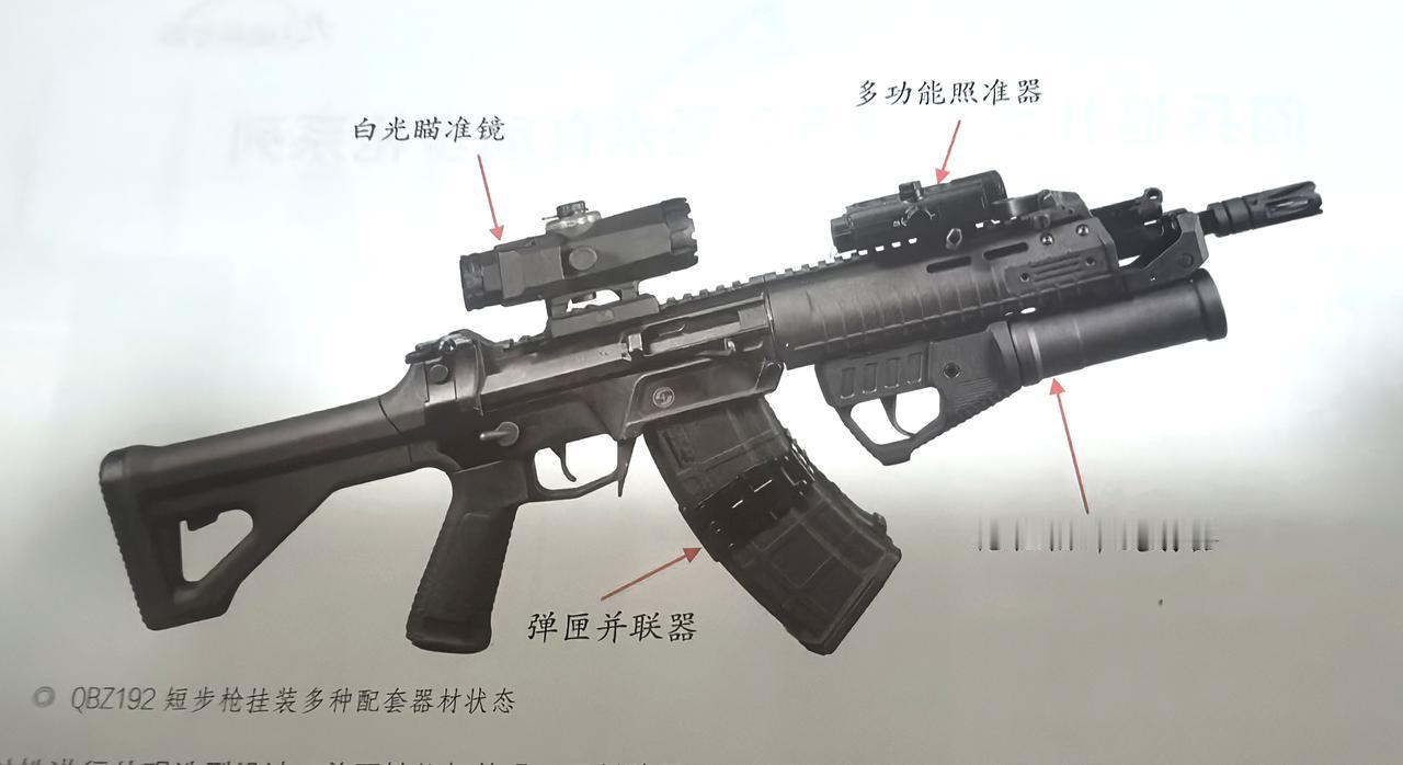 [呲牙笑]国产QBZ192型短自动步枪，图1能不能说是“圣诞树”构型——加装了各