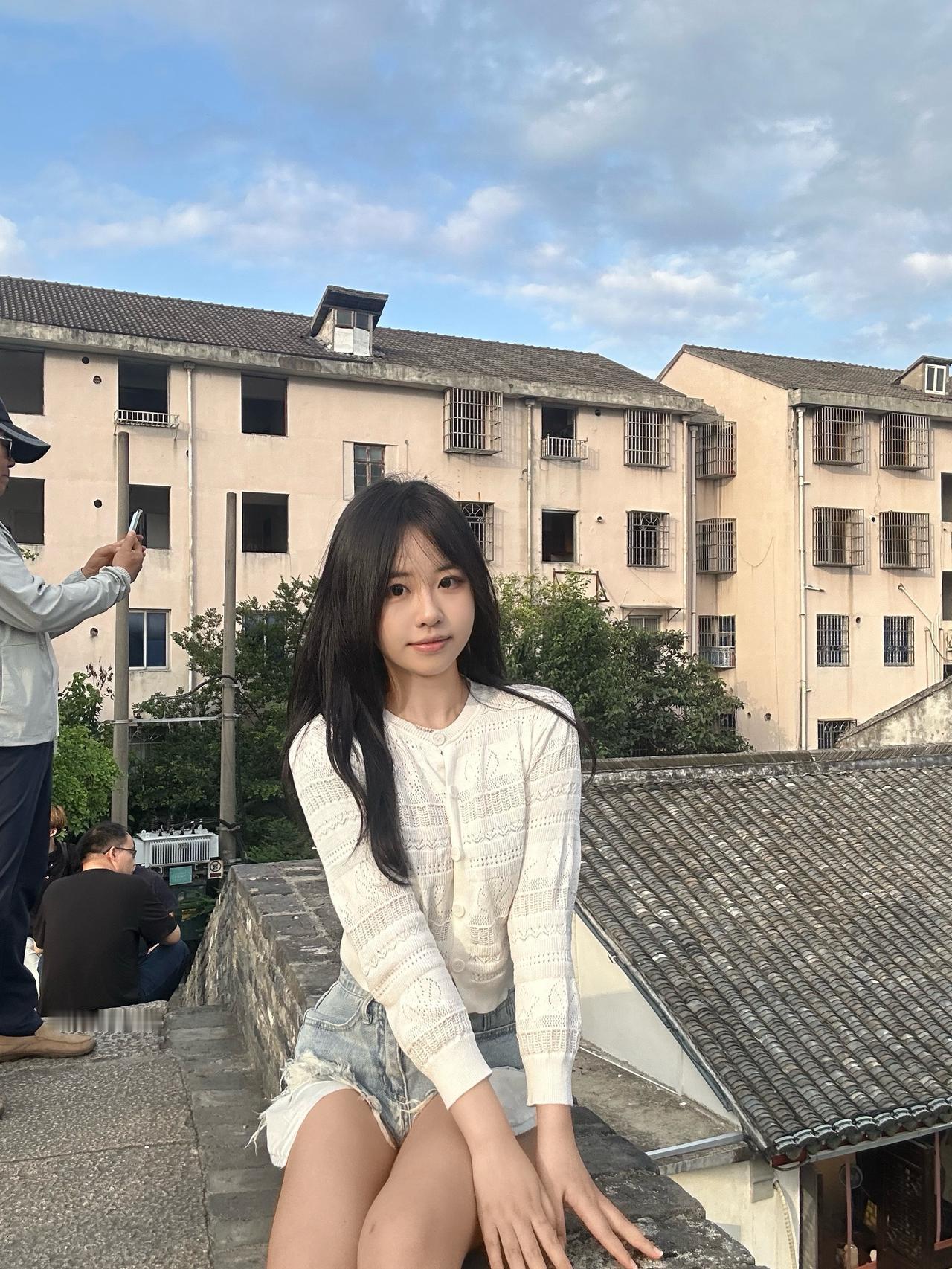 江南甜妹古镇治愈感