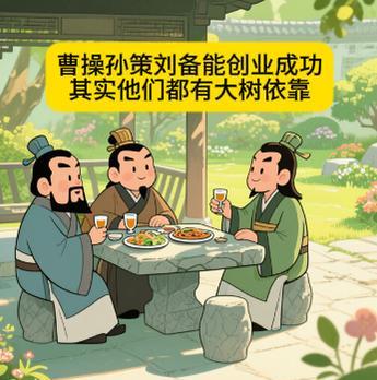 #曹操孙策刘备能创业成功其实他们都有大树依靠#曹操的大哥是袁绍，创业初期，袁