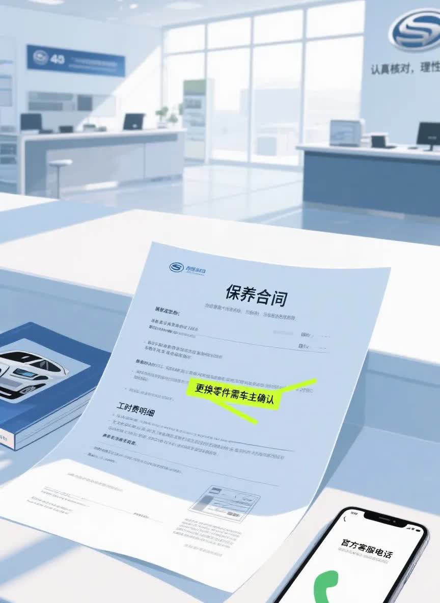 亲身经历，给大家一个忠告吧。今天去比亚迪4S店保养车，车跑两万