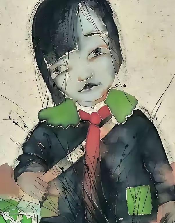 清华美院审美争议还没完全平息，央美资深教授的一幅《开学》作品，再次刷新大众对顶尖