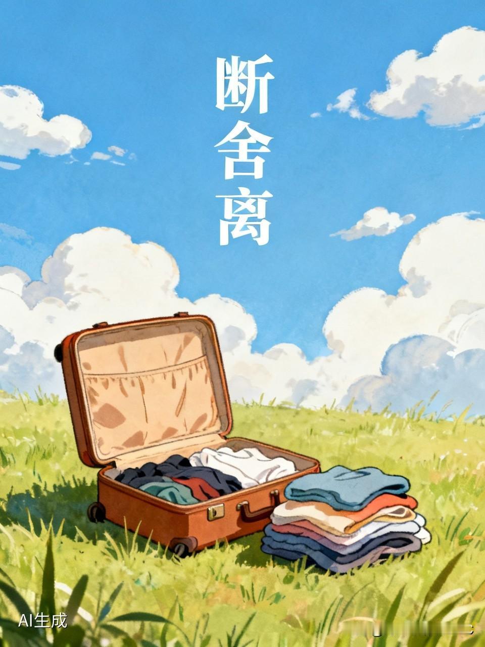 一个农村走出来的小伙子，看着不到30岁，狠狠心来了一次断舍离，一边扔一边说，这个