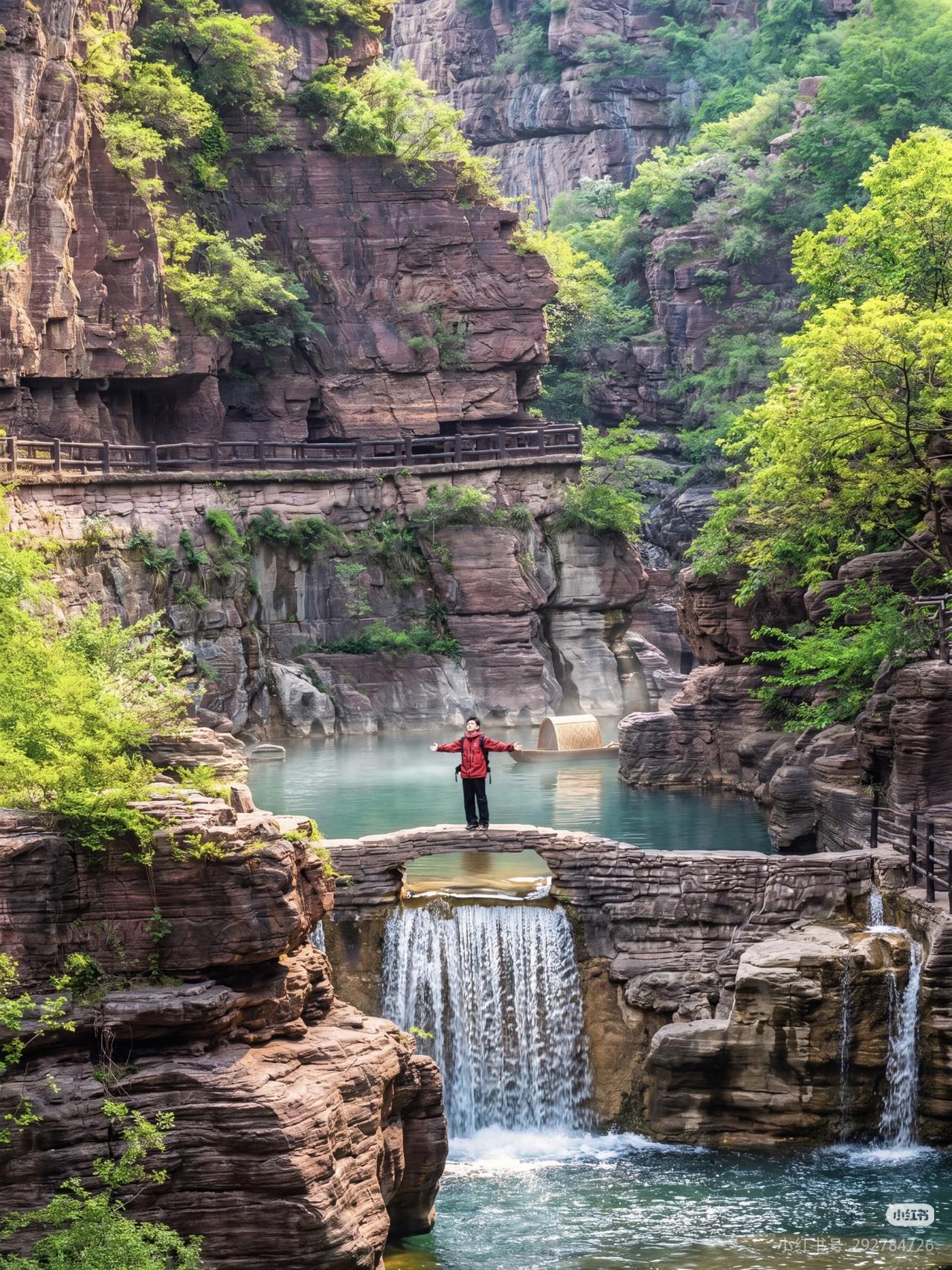 王维诗里的云台山，赴一场山水之约🍃🍀谁懂啊，我是真的走进王维诗里的云台山